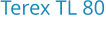 Terex TL 80 Bouwjaar:	2014