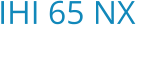 IHI 65 NX Bouwjaar:   2004