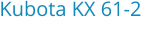 Kubota KX 61-2 Bouwjaar:	1998