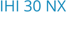 IHI 30 NX Bouwjaar:   2007