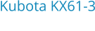 Kubota KX61-3 Bouwjaar:	2013